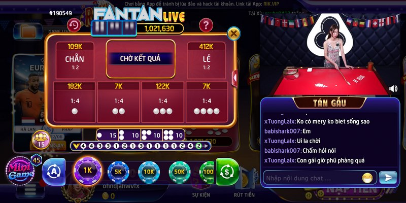 Fantan livestream Rikvip: Trải nghiệm cá cược đỉnh cao 2026 4 Cách chơi đơn giản của Fantan livestream Rikvip