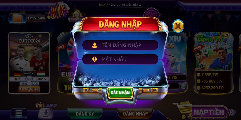 Đăng nhập Rikvip: Siêu nhanh, thỏa sức trải nghiệm đỉnh cao 1 Đăng nhập Rikvip trên máy tính dễ nhất chỉ với 4 bước thao tác