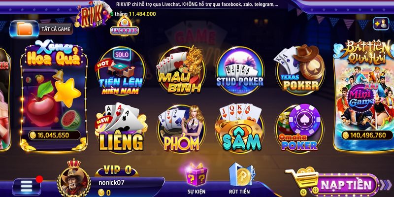 Phỏm Rikvip: Trò chơi cá cược xanh chín đỉnh cao 1 Giới thiệu đôi nét về Phỏm Rikvip