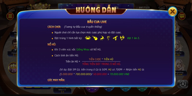 Bầu cua livestream Rikvip: Game cá cược hàng đầu 2026 3 Luật chơi của Bầu cua livestream Rikvip mới nhất