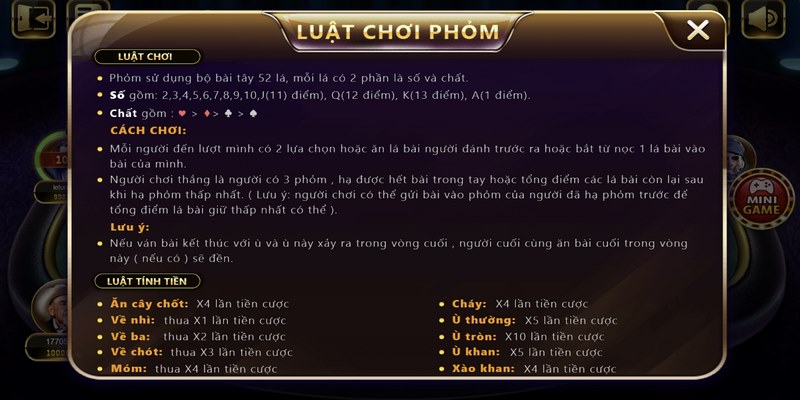 Phỏm Rikvip: Trò chơi cá cược xanh chín đỉnh cao 3 Luật chơi cực kỳ đơn giản, bất kỳ cũng có thể chơi
