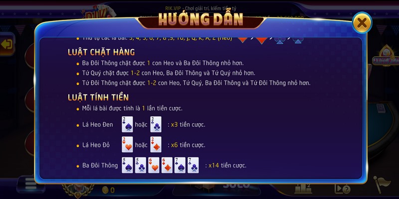 Tiến lên Miền Nam Rikvip: Bí kíp bất bại trên bàn đấu 2 Luật chơi tới trắng
